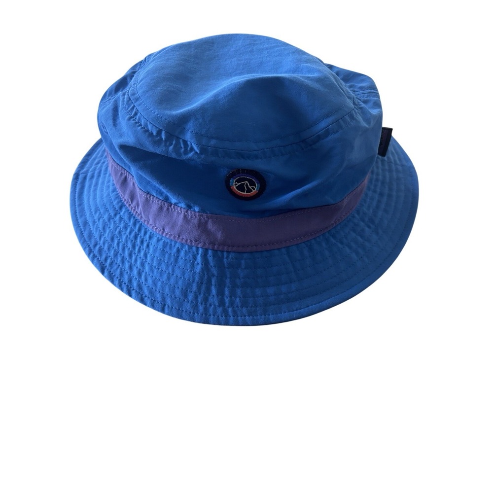 Patagonia Wavefarer Bucket Hat sz Large Blue Boonie Sun Outdoor Camping Nylon